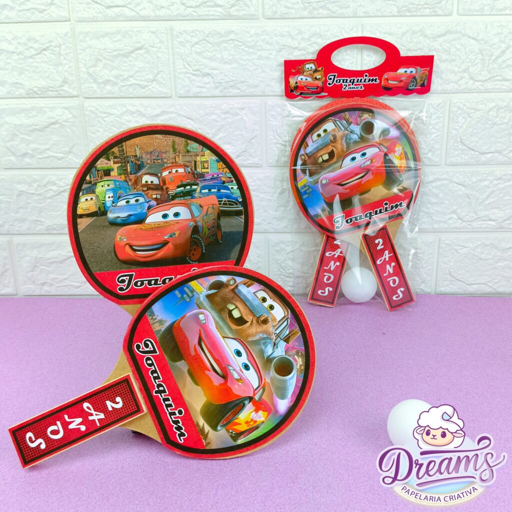 Raquete de pingue-pongue personalizada